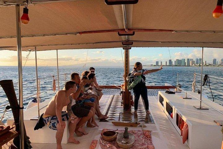 Polynesian Canoe Sunset Sail
