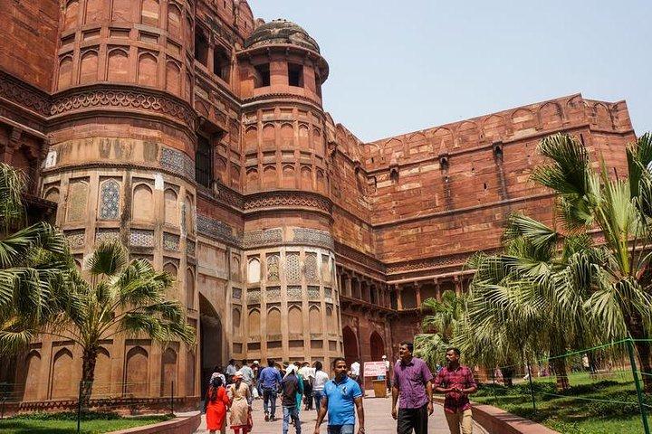 Excursion d'une journée au Taj Mahal au départ de Jaipur se terminant à Delhi