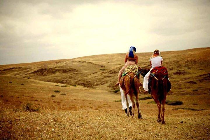 Marrakech: Agafay desert, Magical dinner & sunset and camel ride