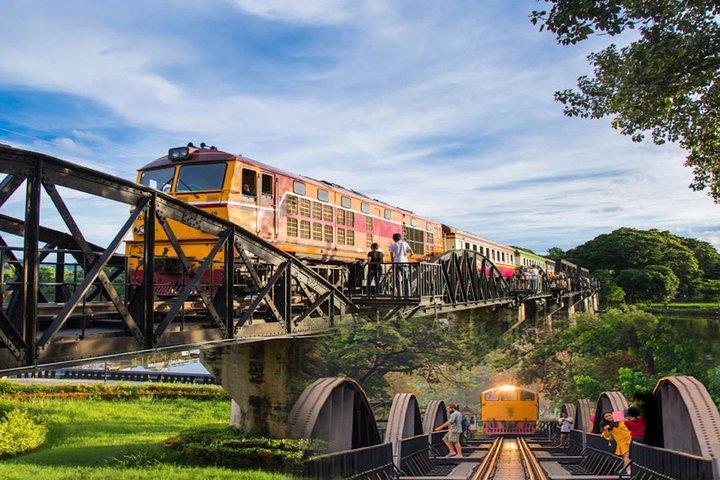 River Kwai Bridge und schwimmender Markt ganztägige Kombi