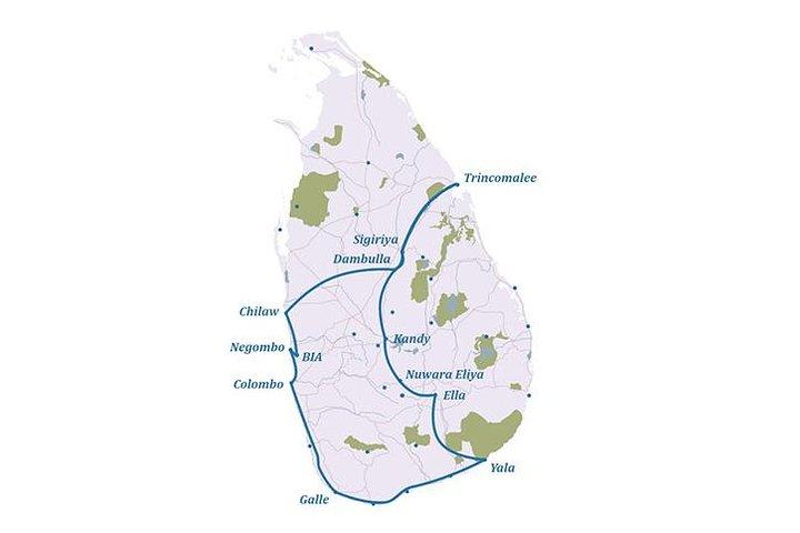 Natursköna Serendib (11 dagar)