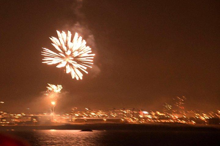 海での大Year日のお祝い