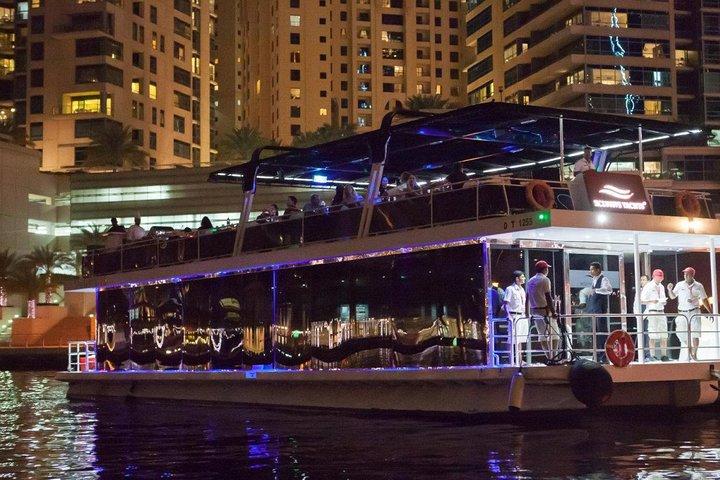 Dubai Marina Cruise de vidro com jantar de 5 *