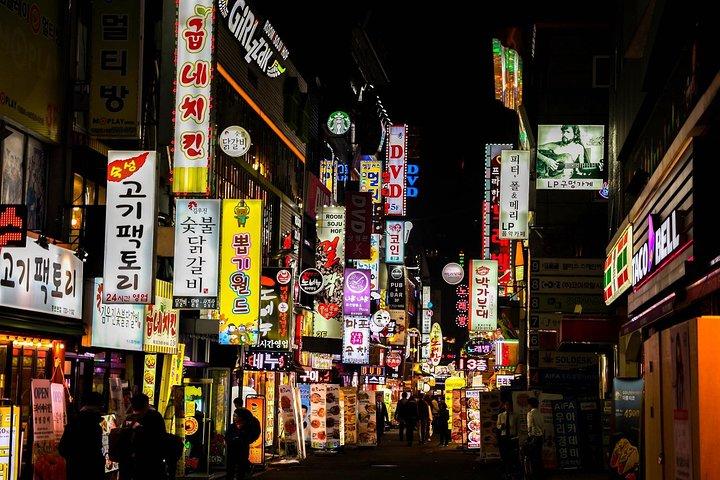 Privat Downtown Seoul mat & marknad Tour med 8 + provningar