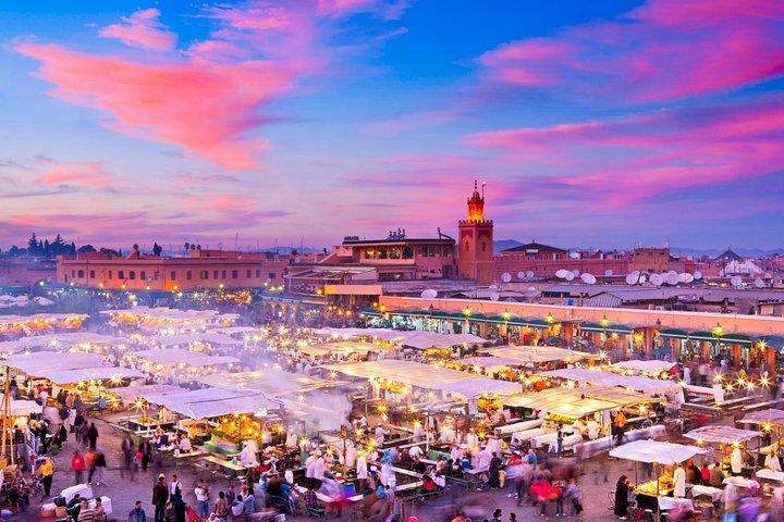 Excursão pela cidade de transporte particular de Marrakech