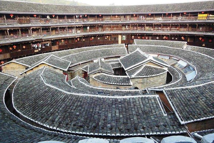 Privé transfer naar Gaobei Tulou en Hongkeng Tulou vanuit Xiamen City