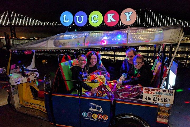Private San Francisco Sunset or Night Tour Lucky Tuk Tuk (máx 6)