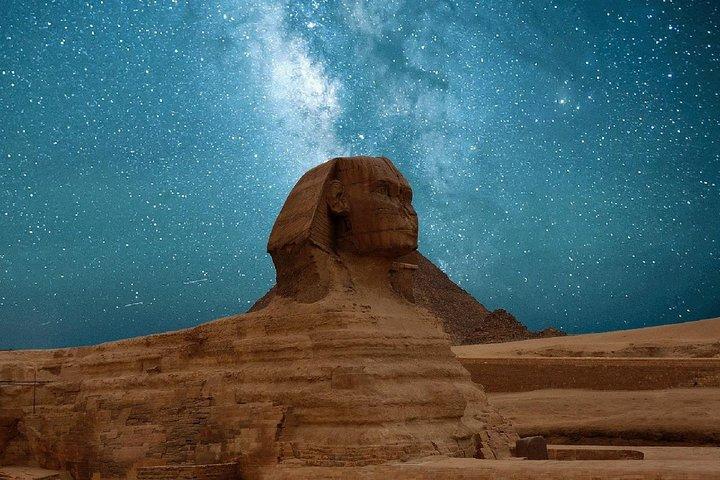 Spectacle son et lumière des pyramides de Gizeh avec transfert privé