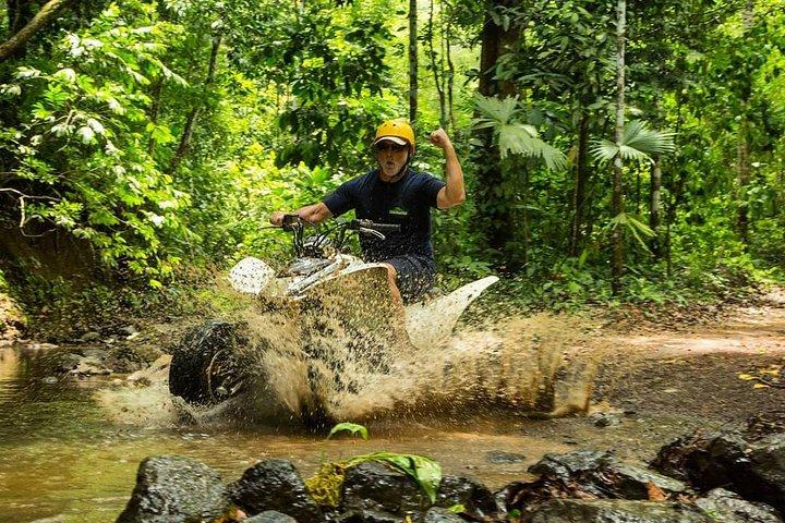 Pass journée complète Jaco Jungle Adventure Cinq en un avec déjeuner