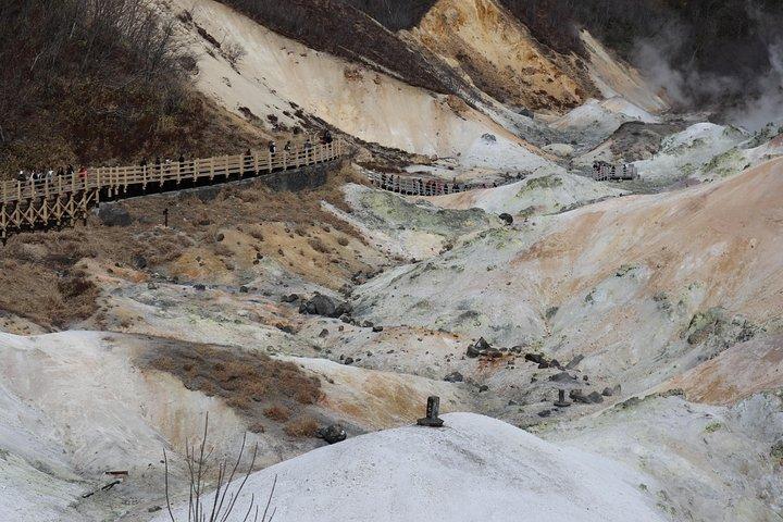 【Auto privata】Lago Toya e Noboribetsu Jigokudani (Valle dell'Inferno) da Sapporo