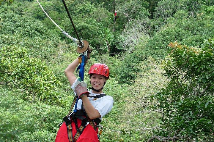 Superman Zipline Shore Excursion incl. Vervoer Puntarenas Costa Rica