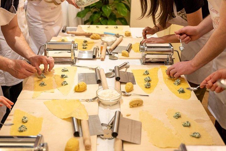 Aula particular de culinária na casa de Cesarina em Sant'Agnello