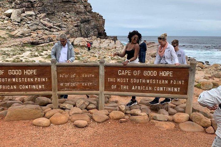 Excursion privée d'une journée à Cape Point, pingouins avec Table Mountain.