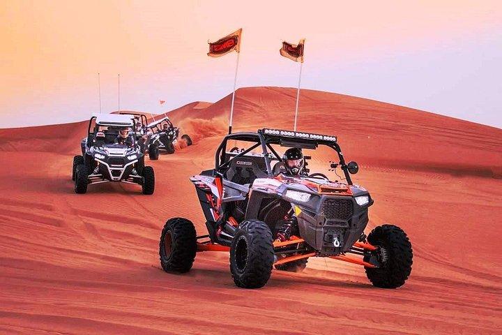 Dubai Evening Desert Dune Buggy With Buffet Dinner