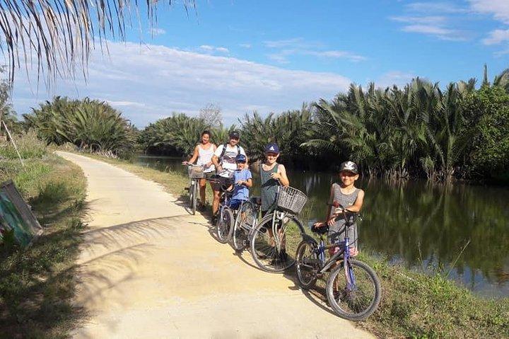 Hoi An plattelandsfietstocht (groentedorp - mandboot - vissersdorp)