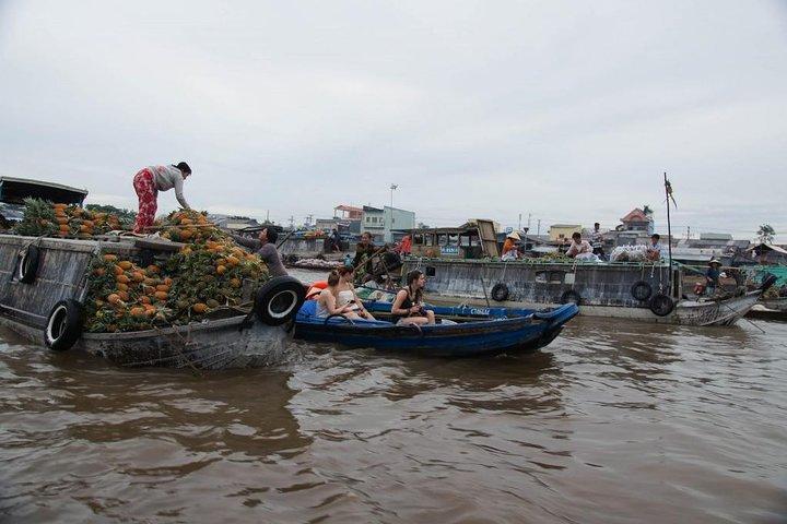 Mercado flutuante de Can Tho se combina com Delta do Mekong 01 dia diariamente