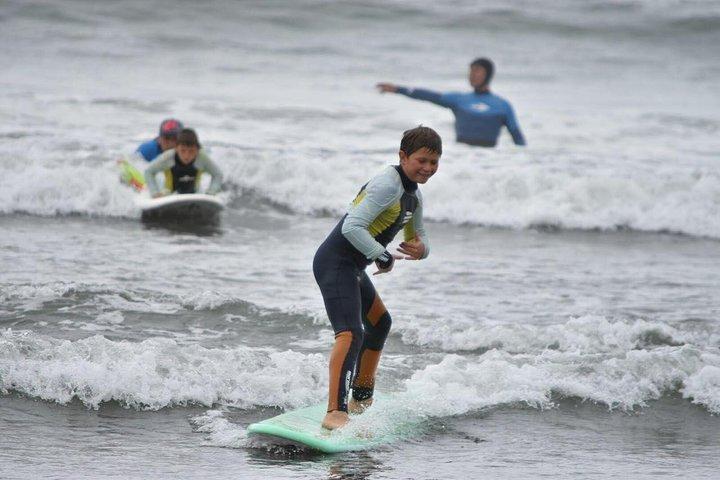 Surf, sandboarding e leoni marini selvaggi + bevande e cibo cileni