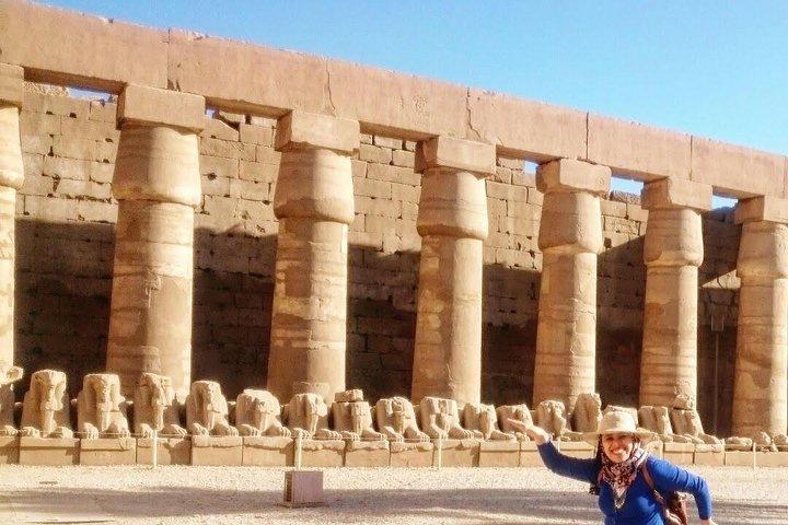 1 natt 2-dagarsturer, Luxor västra och östra stranden och ballong & hotell från Luxor