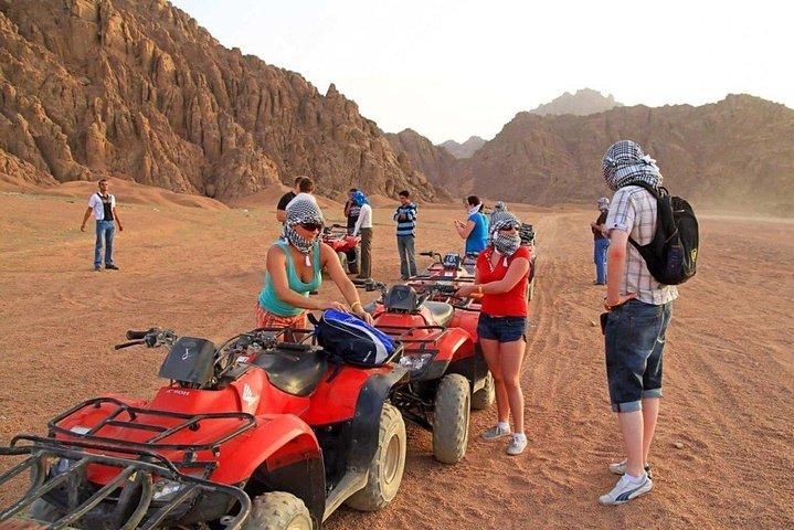 Desert Safari at Sharm Elsheikh quad bike and buggy cars