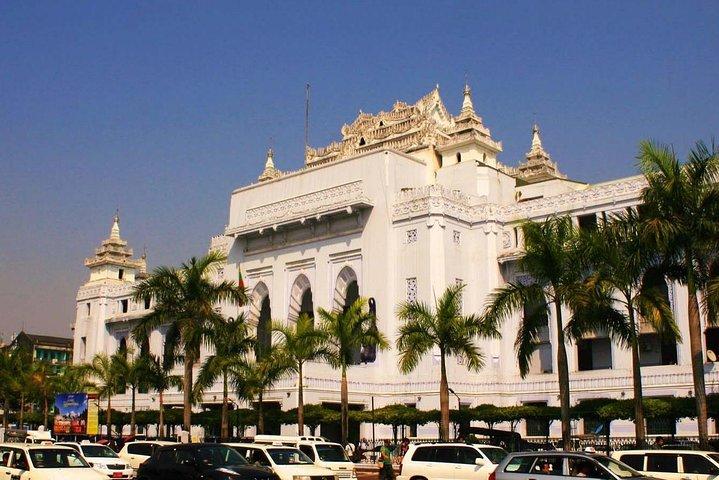 Visite privée d'une journée de la ville de Yangon et tour en train circulaire