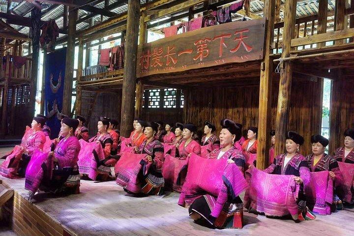 1 日ツアー : 龍吉の棚田と少数民族の村