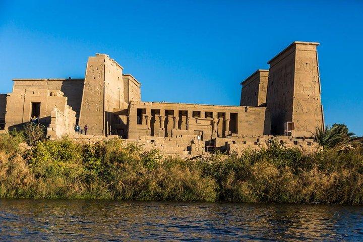 Aswan Philae Temple, Oavslutad Obelisk och High Dam