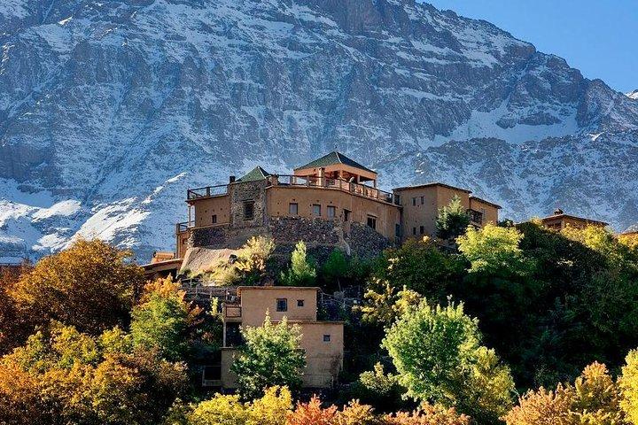 Excursion guidée d'une journée dans les montagnes de l'Atlas, les trois vallées et les cascades au départ de Marrakech