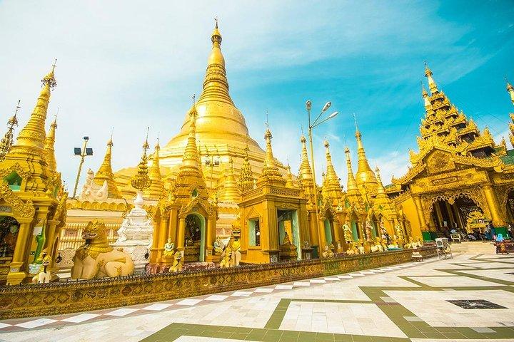 Visite privée d'une journée de la culture et des temples de Yangon avec la pagode Shwedagon