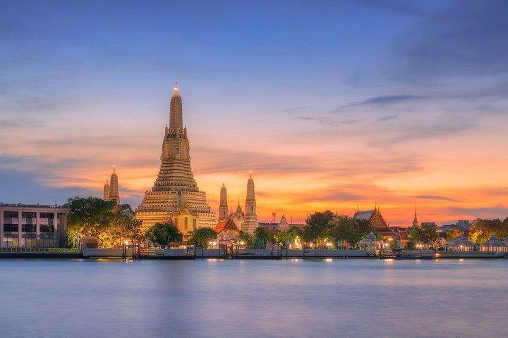 Bangkok Sunset Excursión a lugares de interés con cena