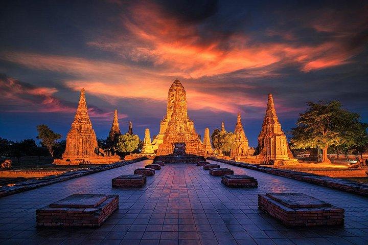 Hora de Ouro de Ayutthaya: Ancient Temples & Sunset River Cruise