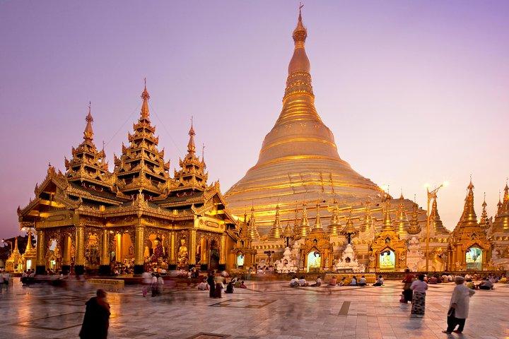 Muston-höjdpunkter i Yangon: Halv dagars sightseeingtur