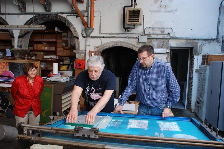 Opdagelse af kunstnerisk serigrafi