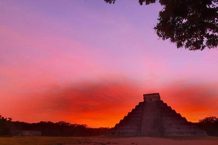 Chichen Itza Sunrise en Cenote Ik Kil uit Cancun