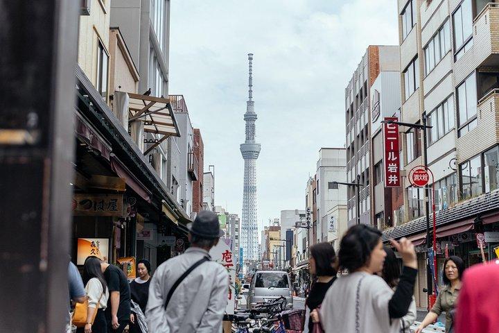 東京の歴史：浅草寺と浅草地区のプライベート ツアー