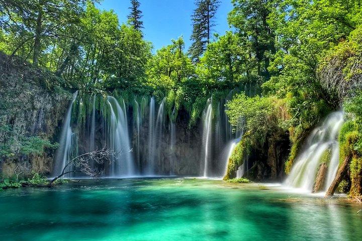 Split till Zagreb privat transfer med Plitvice Lakes-turné