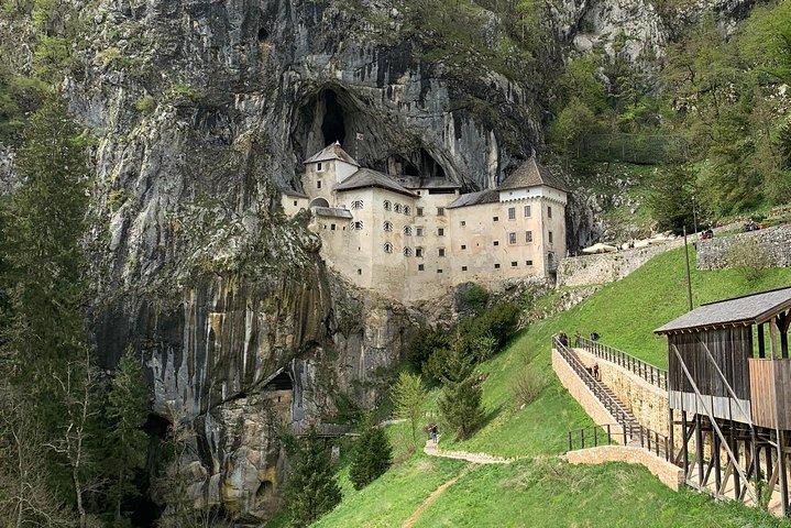 Visite privée à Ljubljana, la grotte de Postojna et le château de Predjama de Zagreb