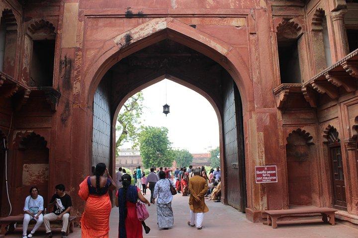 Privat: Taj Mahal-Tour am selben Tag von Jaipur mit dem Auto (All Inclusive)
