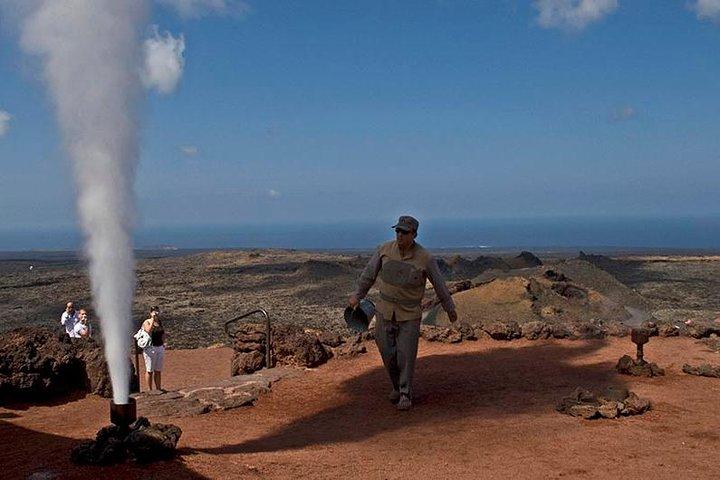 Timanfaya, Golfo, Jameos Agua en kameelrit (opt.) - Lanzarote