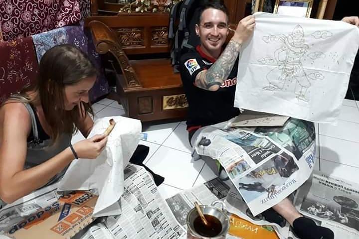 Clase magistral de batik con proceso completo