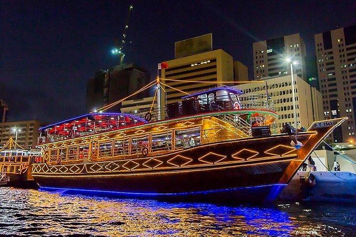 Dubai Creek Cruise Dinner with Transfer