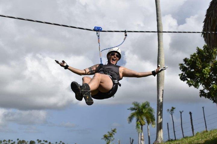 Jhoraji Zip Line Canopy Adventure from Punta Cana
