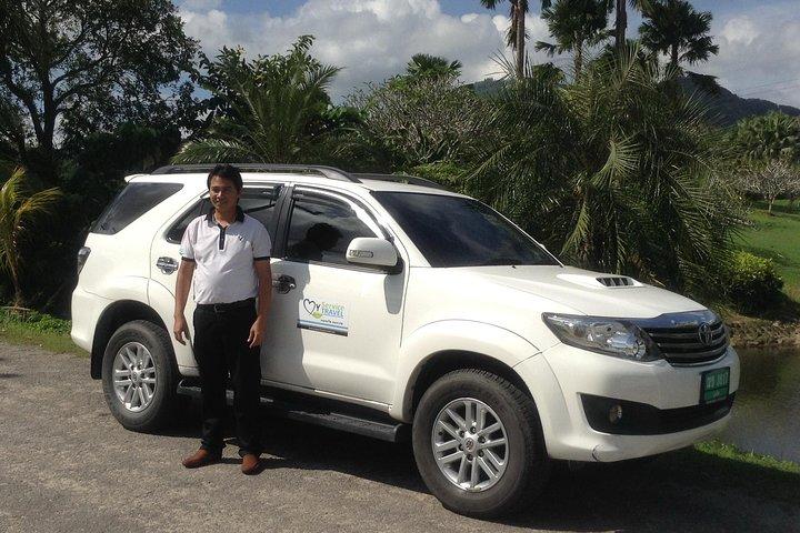 Traslado privado del aeropuerto de PHUKET a los hoteles de Khao Lak