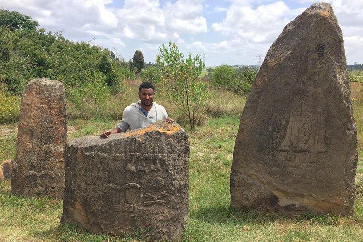 Excursie naar Melka Kuntre, Tiya en Adadi Mariam