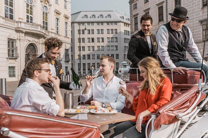 Giro in carrozza trainata da cavalli a Vienna con spumante e cibo