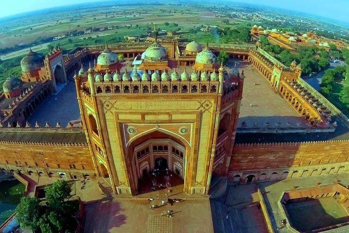 Tagestour von Jaipur nach Agra : Taj Mahal & Fatehpur Sikri Geführte Tour