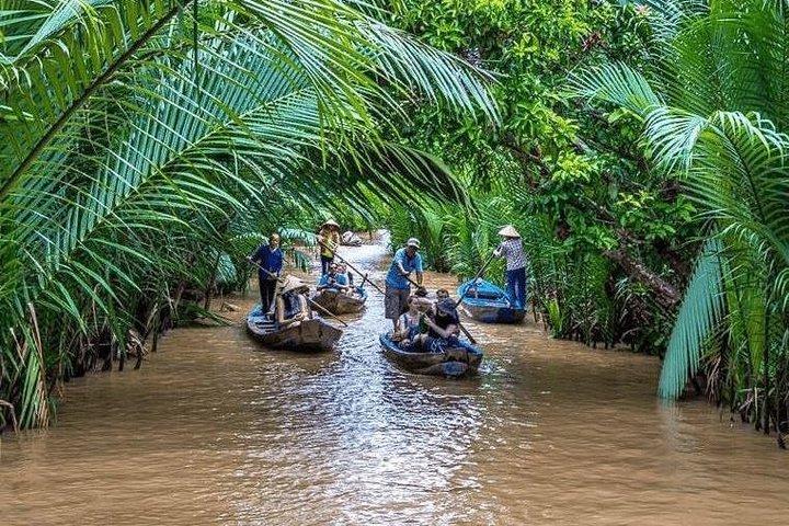 Tour del Delta del Mekong per piccoli gruppi con pagoda Vinh Trang (max 10)