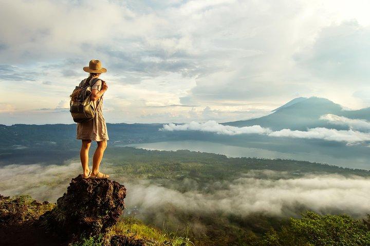 Individuel tur: Heldagstrek til Mount Batur med solopgang ved vulkanen og naturlige varme kilder