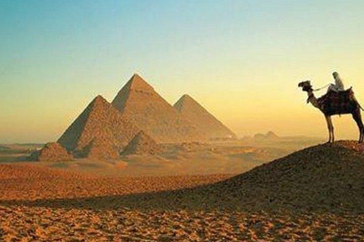 Van Caïro: Gizeh-piramides, Sfinx, Saqqara, Dahshur en lunch
