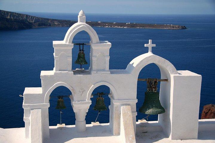VIP-färjebiljett från Piraeus hamn till Santorini och privat transfer ingår