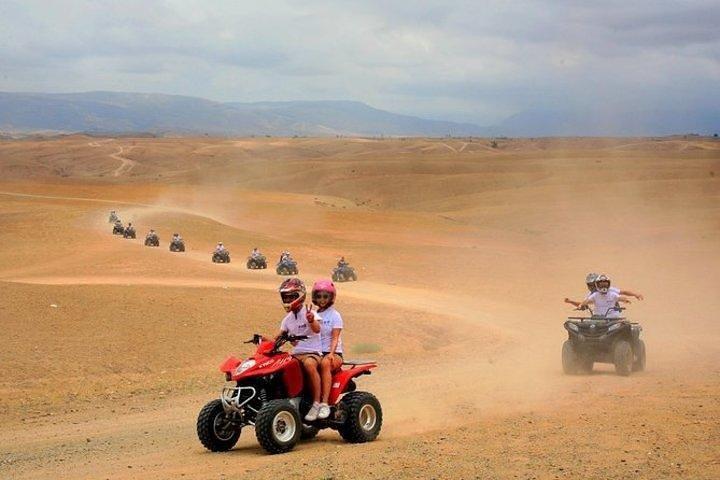 Pacchetto deserto Agafay COMPLETO: GIRO IN QUAD E CAMMELLI e cena AGAFAY